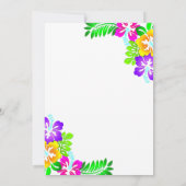 トロピモダンカルボタニカルガーデン結婚フローラ 招待状 (裏面)