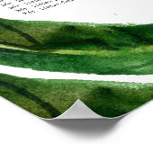 トロピモダンカル葉はっきりしたの座席表のポスター ポスター (角)