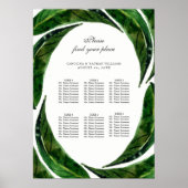 トロピモダンカル葉はっきりしたの座席表のポスター ポスター (正面)