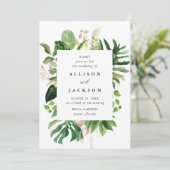 トロピモダンッ葉ク金ゴールド結婚ズ 招待状 (スタンド正面)