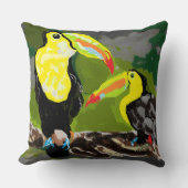 トロピロー：楽園の鳥 クッション (正面)