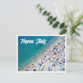 トロピーイタリア航空ビーチフォトポストカード ポストカード (スタンド正面)