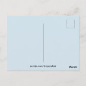 トロピ素晴らしカルビーチサンセット ポストカード (裏面)