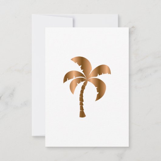 トロピ素朴カルミスティック結婚アイランド 出欠カード (裏面)