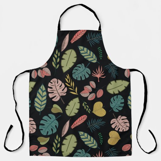 トロピ葉ック:夏のヴィンテージフローラ エプロン (正面)