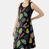 トロピ葉ック:夏のヴィンテージフローラ エプロン (インサイチュ)