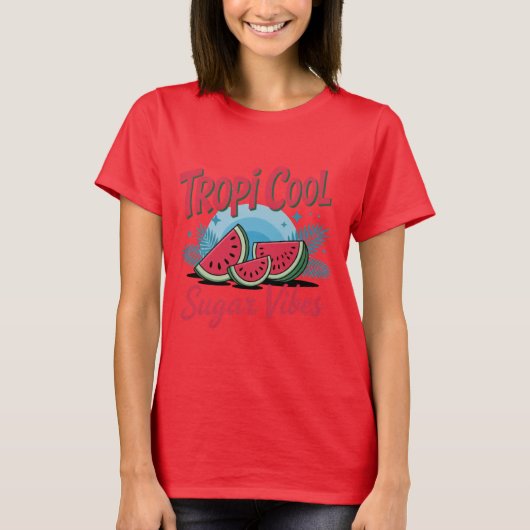 トロピ・クール・シュガー・バイブス Tシャツ (正面)