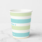 トロフィお洒落ックスカバナストライプ 紙コップ (左)