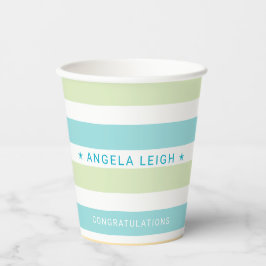 トロフィお洒落ックスカバナストライプ 紙コップ