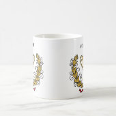 トロフィのコップを個人化して下さい コーヒーマグカップ (中央)