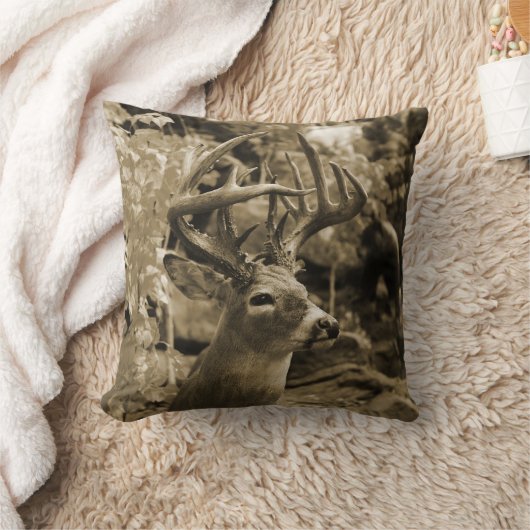 トロフィのシカ クッション (ブランケット)