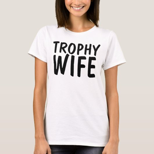 トロフィーおもしろいウィザーズTシャ結婚ツギフト Tシャツ (正面)