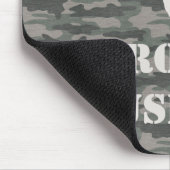 トロフィーおもしろい夫メンズギフト マウスパッド (コーナー)