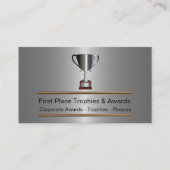 トロフィーと賞の名刺 名刺 (正面)