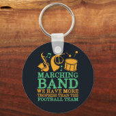 トロフィーのマーチおもしろいングバンド キーホルダー (正面)