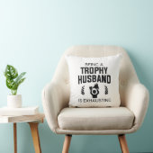 トロフィーの夫は疲れている クッション (椅子)