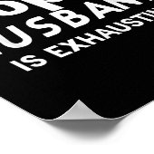 トロフィーの夫は疲れている ポスター (角)