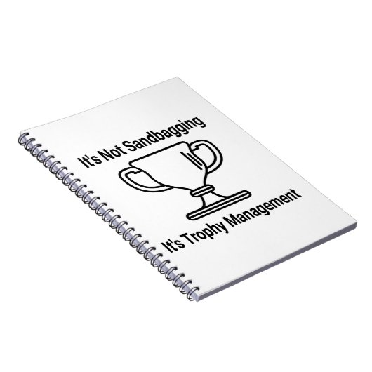 トロフィーの管理を脅かすことはない ノートブック (右側)