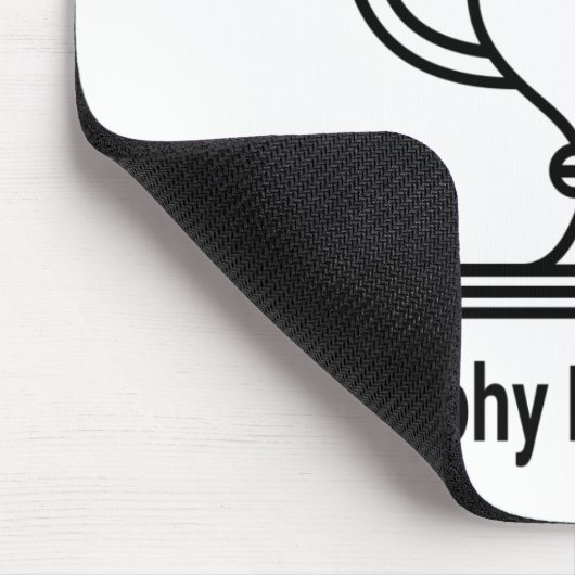 トロフィーの管理を脅かすことはない マウスパッド (コーナー)