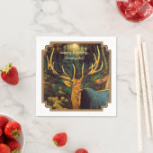 トロフィーブルエルクin秋 スタンダードカクテルナプキン (インサイチュ)