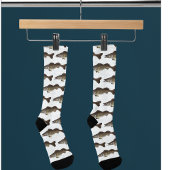 トロフィーワレー魚釣りパターンアウトドアフィッシュ ソックス