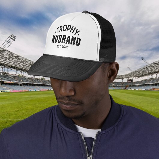 トロフィー夫パパキャップおもしろい – 刺繍帽子 キャップ