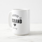トロフィー夫マグカップ：彼のための完璧な贈り物 コーヒーマグカップ (正面左)