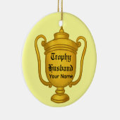トロフィー夫 セラミックオーナメント (右)