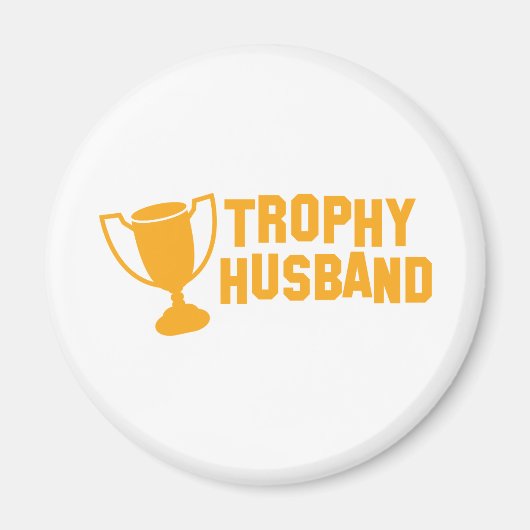 トロフィー夫 マグネット (正面)