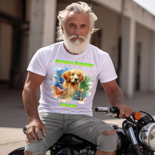 トロフィー威厳のあるとスター付きゴールデンレトリバー Tシャツ