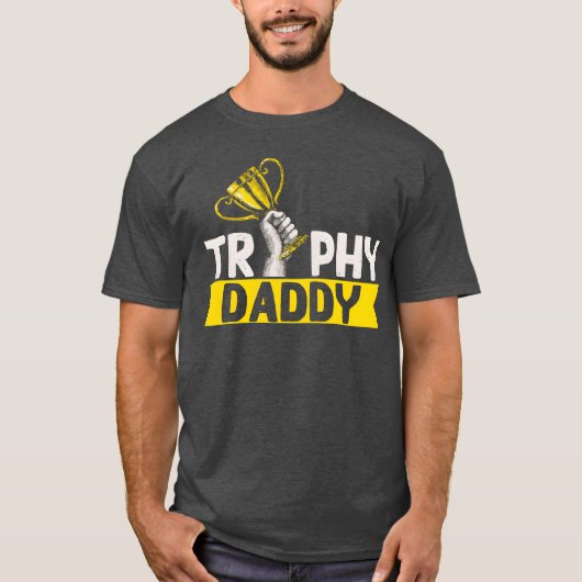 トロフィー父賞最高のパパ男の子 Tシャツ (正面)
