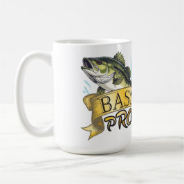 トロフィー級のバスを釣り上げる "Bass Pro" オリジナルグッズ コーヒーマグカップ