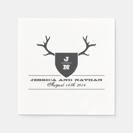 トロフィー素朴ナプキン スタンダードカクテルナプキン (正面)