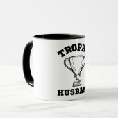 トロフィー結婚夫の記念日 マグカップ (正面左)