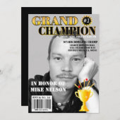 トロフィー誌カバー付きグランドチャンピオン 招待状 (正面/裏面)