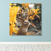 トロフィー・ディア キャンバスプリント (インサイチュ (ウッドフロア))