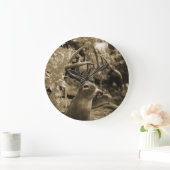 トロフィー・ディア ラウンド壁時計 (ホーム)
