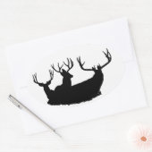 トロフィー・バックス 楕円形シール (封筒)