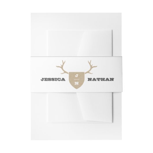 トロフィ素朴ググレイベリーバンド 招待状ベリーバンド (正面例)