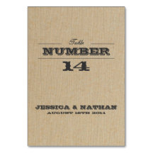 トロフィ素朴ングレーテーブルカード