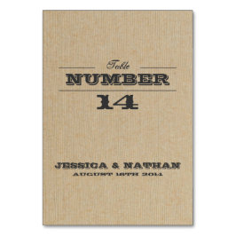 トロフィ素朴ングレーテーブルカード テーブルナンバー