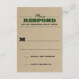 トロフィ素朴ーのグリーン応答 出欠カード