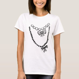 トロペロエイルネックレスのクロップトップ Tシャツ