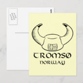 トロムスノルウェーバイキングハット ポストカード (正面/裏面)