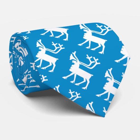 トロムソ,ノルウェーの国旗のパターン ネクタイ (ロール)