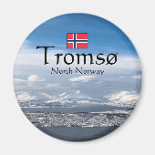 トロムソ ノルウェー お土産 マグネット (正面)