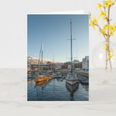 トロムノルウェー カード (黄色い花)