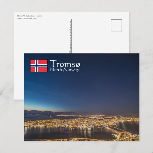 トロムノルウェー ポストカード (正面/裏面)