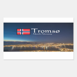 トロムノルウェー 長方形シール