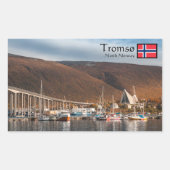 トロムノルウェー 長方形シール (正面)